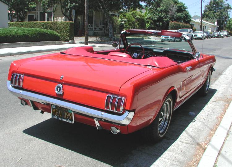 1964 1965 mustang convertible Although designated a 1965 this car is of 