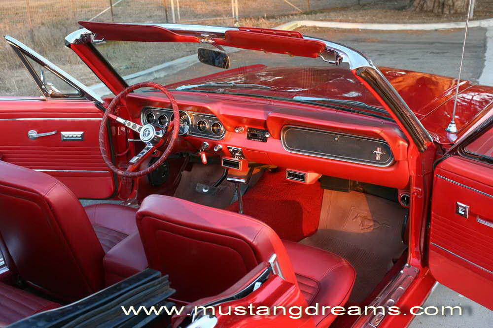 Candyapple Red Mustang Convertible For Sale
