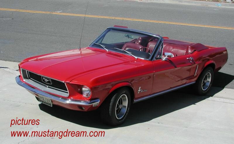 1967fordmustangconvertible 1968 Mustang Convertible