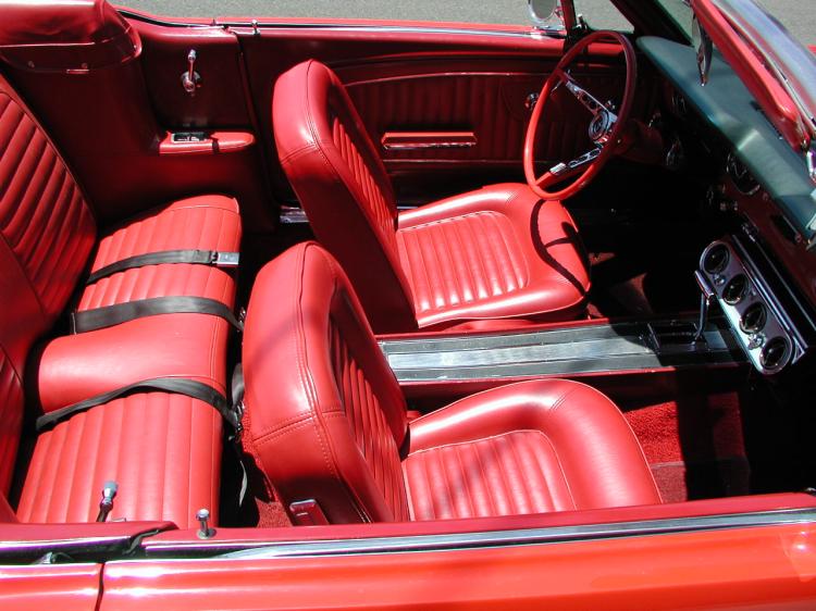 1964 mustang convertible interior