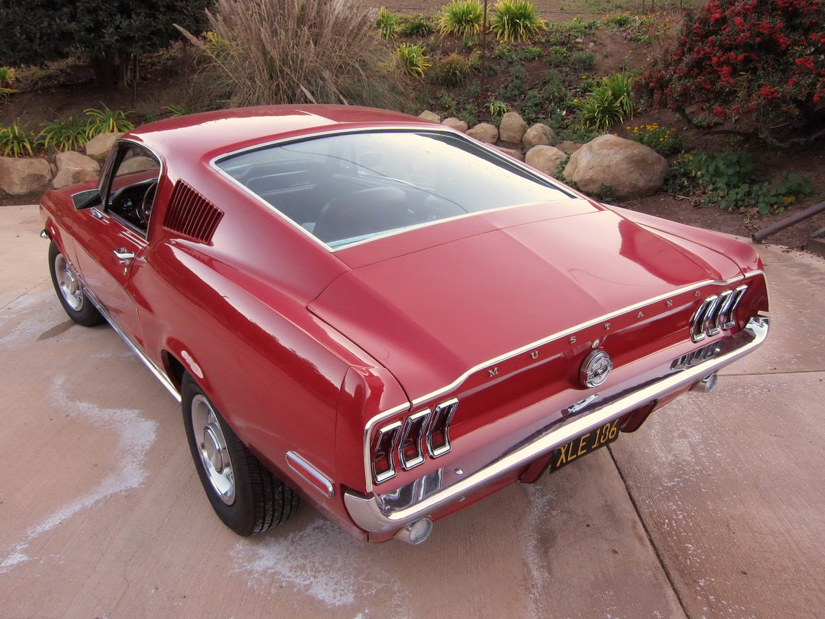 1968 Mustang Fastback Candyapple Red For Sale