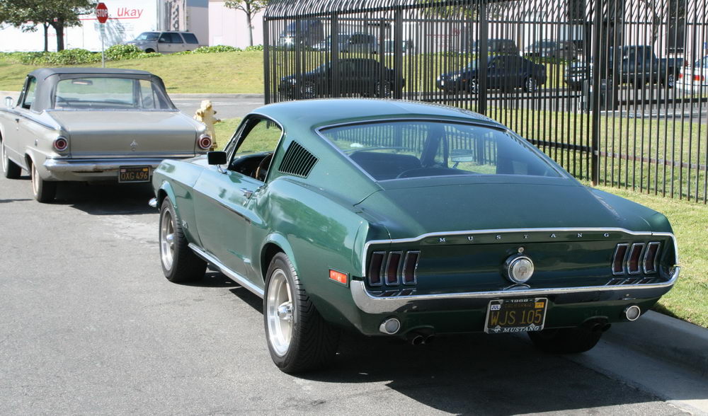 1968 Mustang and 1965 Dodge Dart